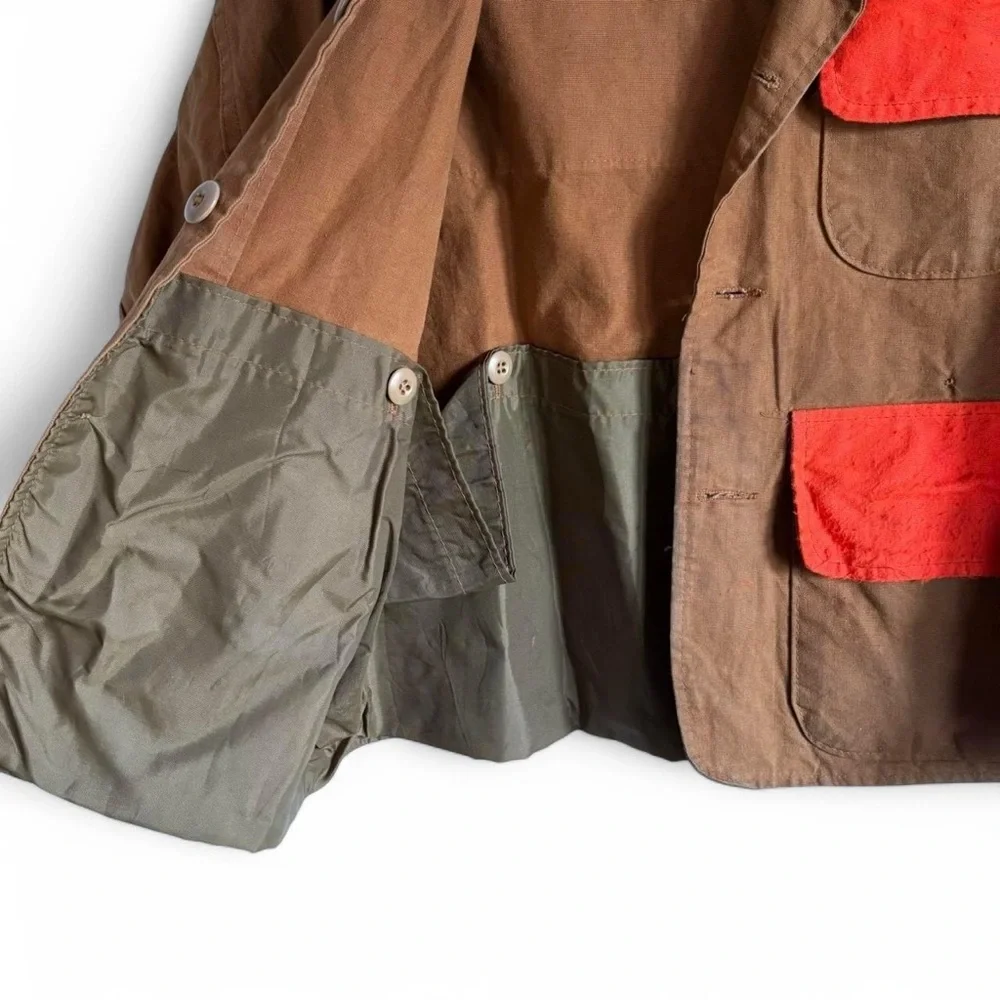80s Sport-Bilt Game Bird Hunting Jacket Vintage Size Medium 21.5 x 24
